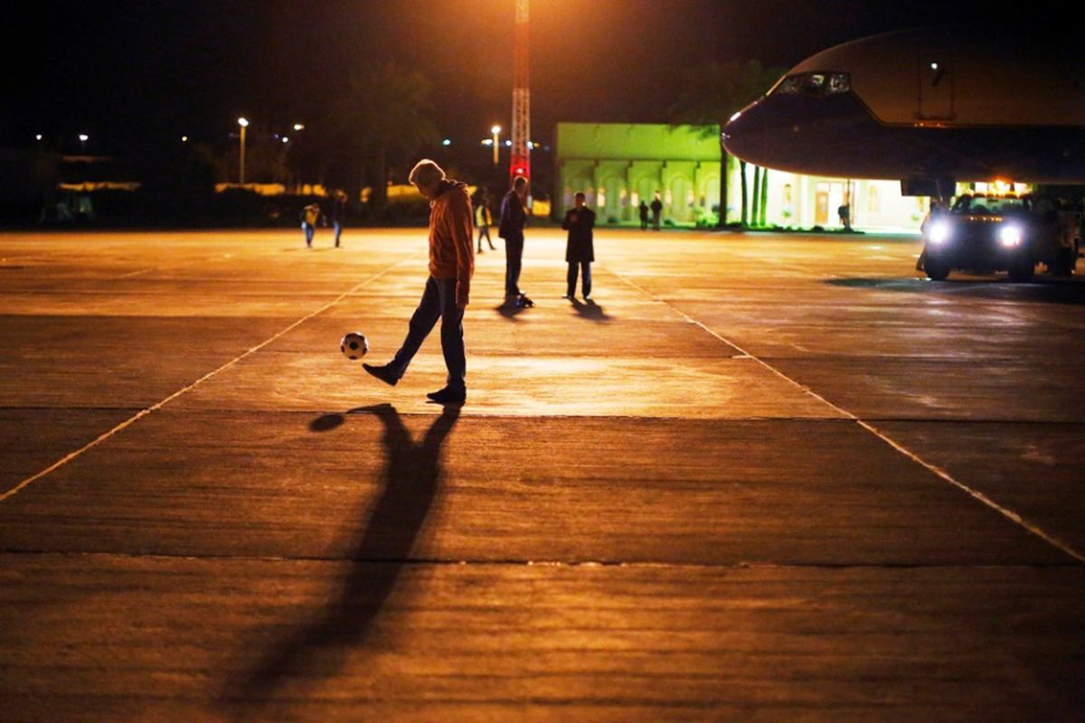 وقتی'کری' رو پایی می‌زند /عکس