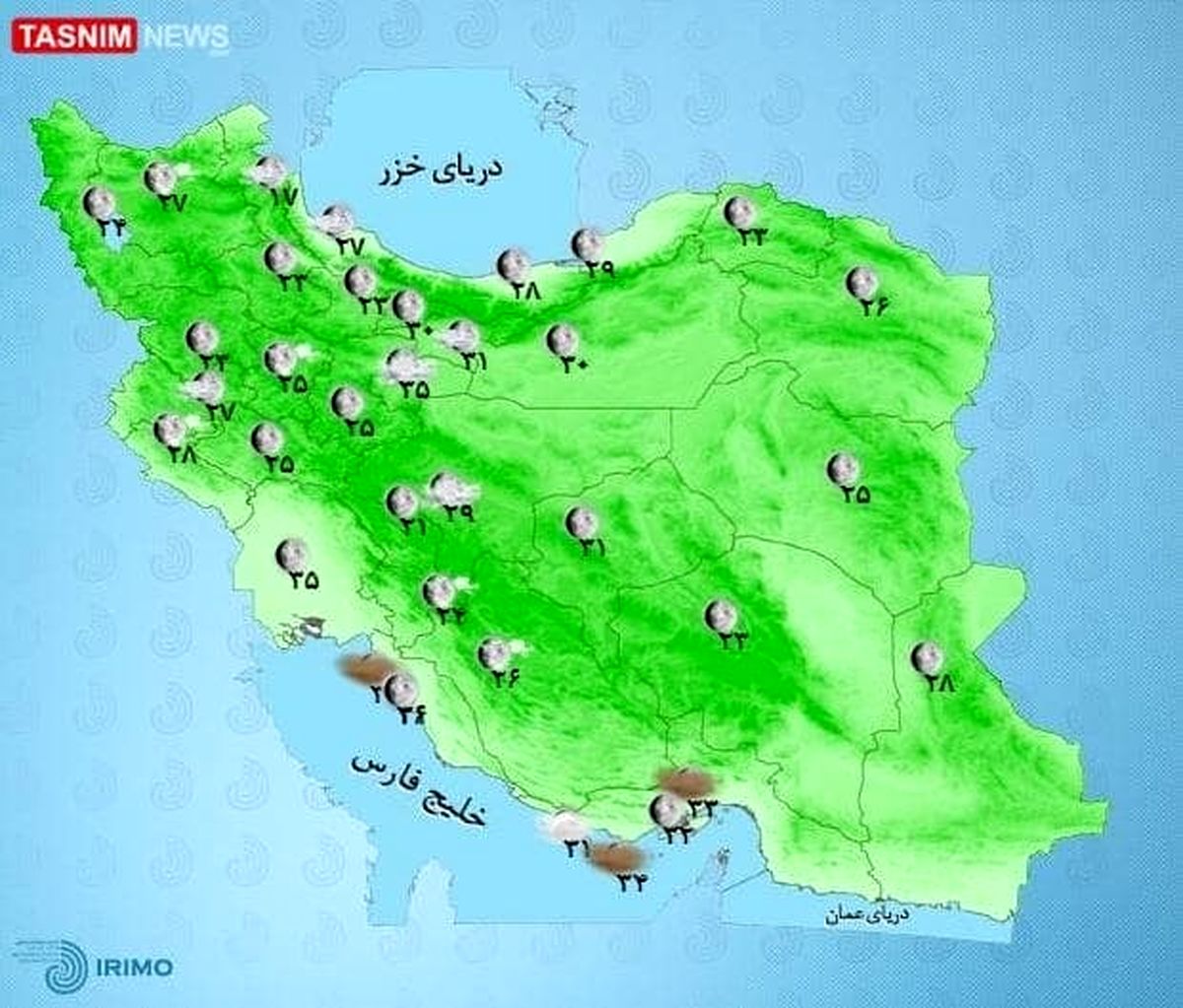 وزش باد شدید در چند استان