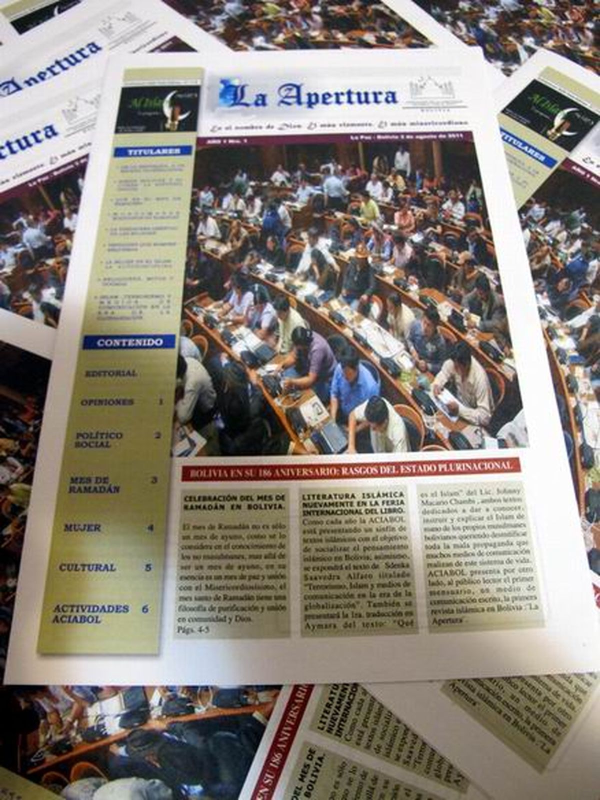 انتشار نخستین نشریه اسلامی در بولیوی