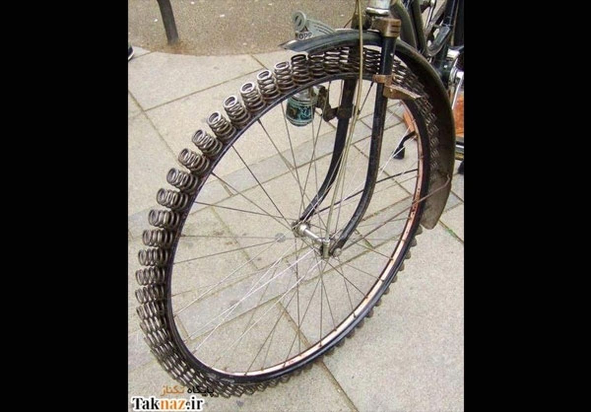 دوچرخه ای که پنچر نمی‌شود
