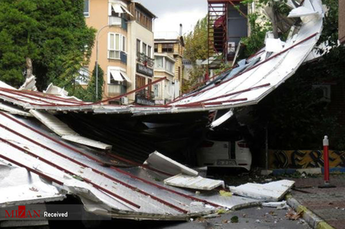 تصاویر: خسارات شدید طوفان در استانبول