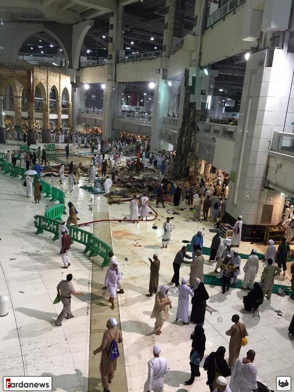 آمار ضد و نقیص سعودی‌ها از کشته و زخمی‌ها/ مسئولان سعودی: رعد و برق عامل اصلی حادثه مسجد‌الحرام + گزارش تصویری و فیلم