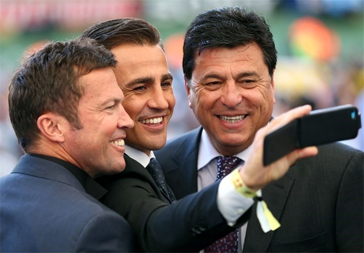 سلفی اسطوره ها دراختتامیه/عکس