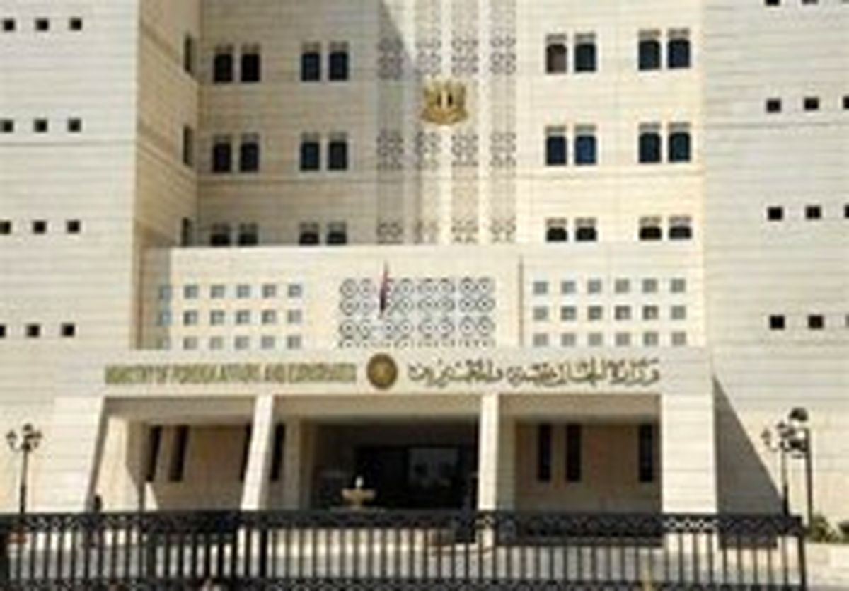 درخواست دمشق از سازمان ملل