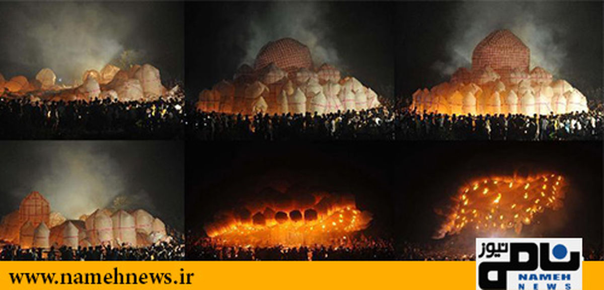 پرواز فانوس غول‌پیکر/ عکس