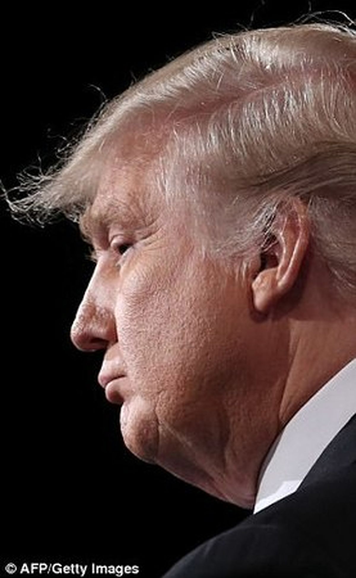 ابری به نام ترامپ +عکس