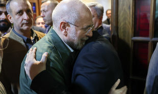 تصاویر: مراسم ختم پدر نماینده مسجد سلیمان با حضور قالیباف