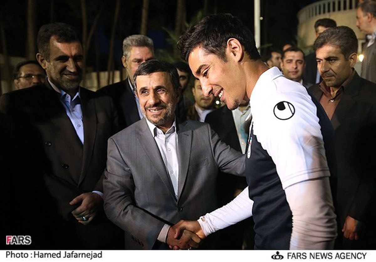 دیدار ملی‌پوشان با رئیس جمهور/تصاویر