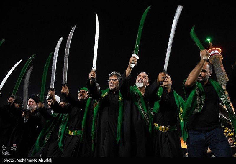 مراسم سنتی مشق شمشیر در قم