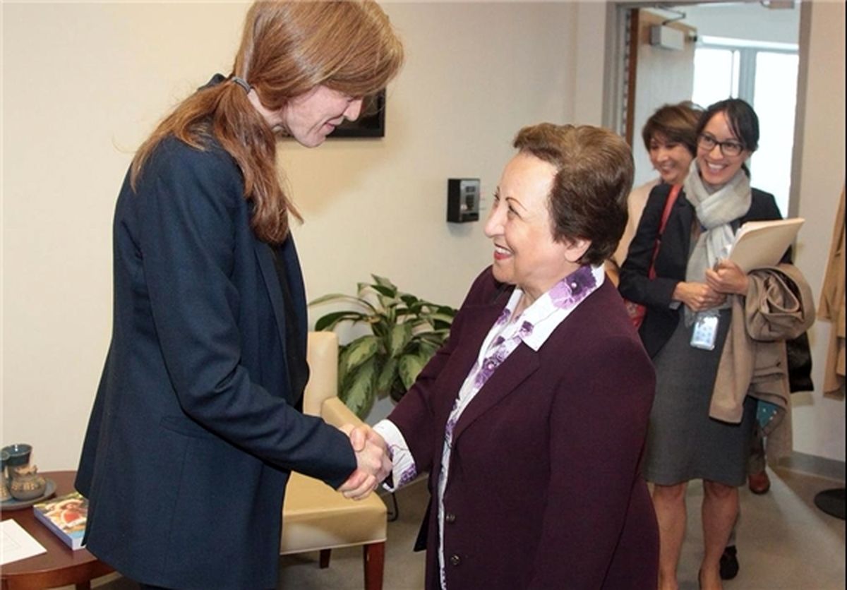 تشکر سامانتا پاور از فعال فتنه +عکس