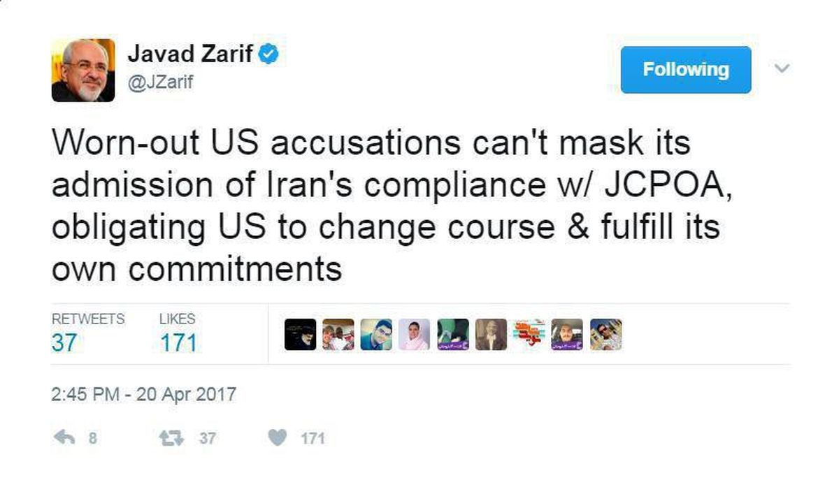 واکنش ظریف به اظهارات تیلرسون +عکس