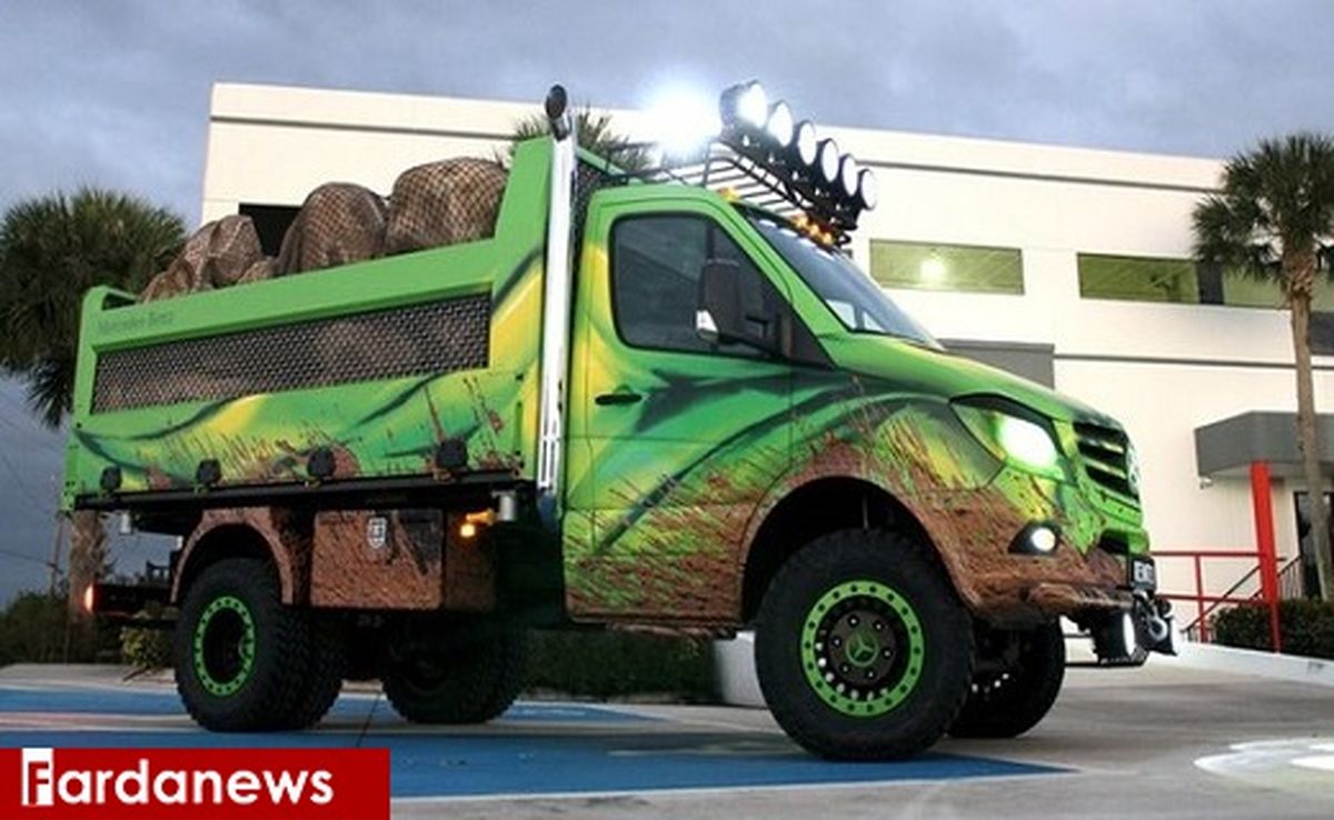 یک کامیون کمپرسی جدید رونمایی شد+ تصاویر