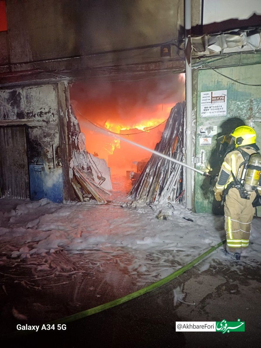 انفجار و آتش‌سوزی در کارخانه‌های صنعتی سرزمین‌های اشغالی از زمان شروع جنگ  ۱۲ روزه‌